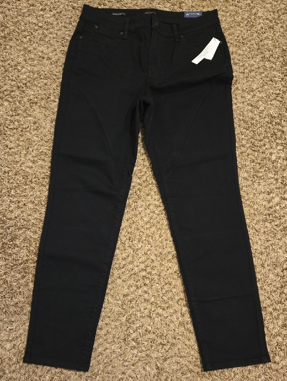 Talbots Black Slim Stretch Pants